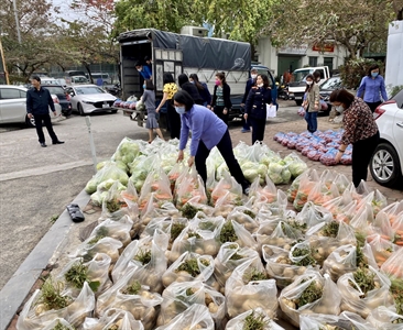 Công đoàn Viện KSND thành phố Hà Nội chung tay “giải cứu” nông sản của Hải Dương